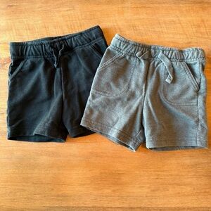 ⚡️3/$20 Two pairs of shorts - pull on - 18 month baby boy